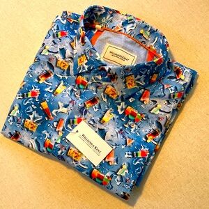 Happy Hour, 5 o’clock somewhere, Williams & Kent X-Large Men’s Cocktail Shirt.